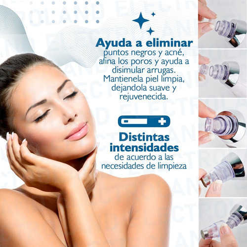 Imagen 5 de 10 de Microdermoabrion Puntos Negros Peeling Punta Diamante Recarg