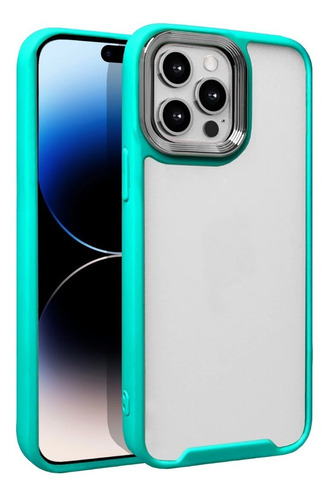 Funda Cam Cromada + Film Hydrogel Para Todos Los iPhone 14