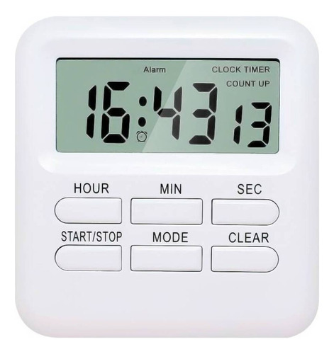 Timer Digital 3 En 1 Timer, Despertador Y Reloj Cocina