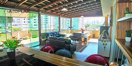 Imagem 7 de 18 de Cobertura À Venda, 180 M² Por R$ 640.000,00 - Tabuleiro - Camboriú/sc - Co0215