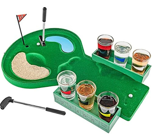 Fairly Odd Novelties Table Golf Shot Glass Juego Para Beber