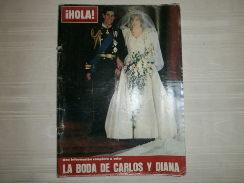 Revista Hola España 4 Agosto 1981 La Boda De Carlos Y Diana.