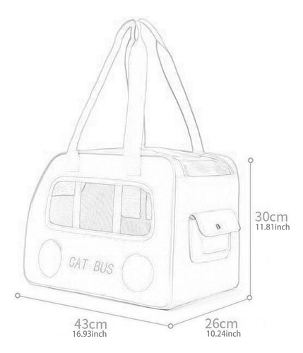 Bolsa De Portabebés De Gato Bag Pet Multiuse Mesh Mesh