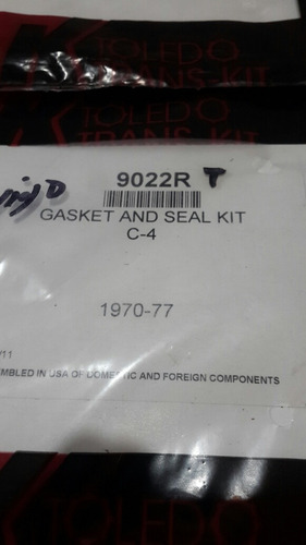 Kit De Sellos Cajas Automáticas C4 9022r Toledo Americano