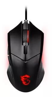 Mouse Gamer Msi Gm08 Led Rojo Dpi 3200 - Negro