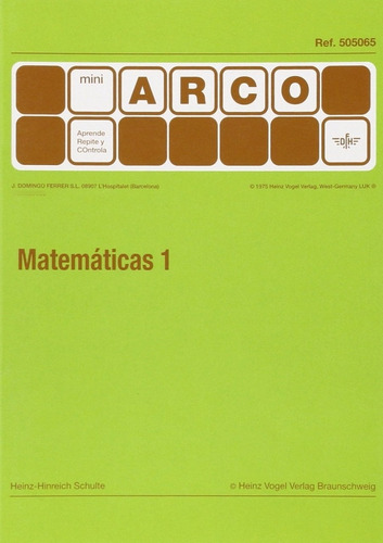Libro Matematicas 1 - 