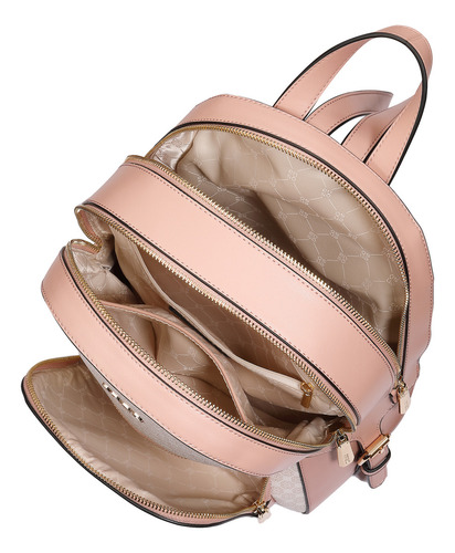 Bolsa Backpack Enso Mujer Eb25403bpmbe Monograma Beige
