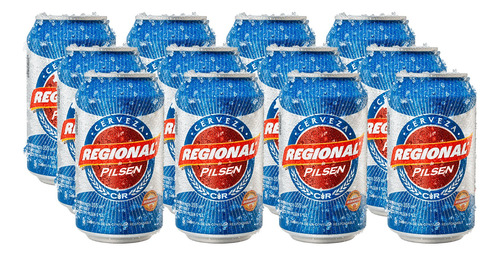 Cerveza Regional Pilsen Lata 355ml 12 Unidades