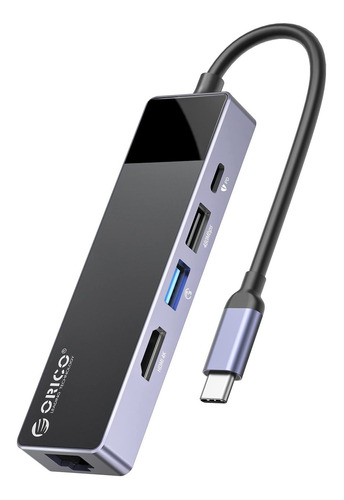 Hub Usb C, Adaptador Multipuerto Orico 5 En 1 Para Macbook C