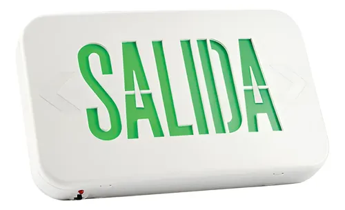 Letrero Led De Salida Con Batería De Respaldo Luceco