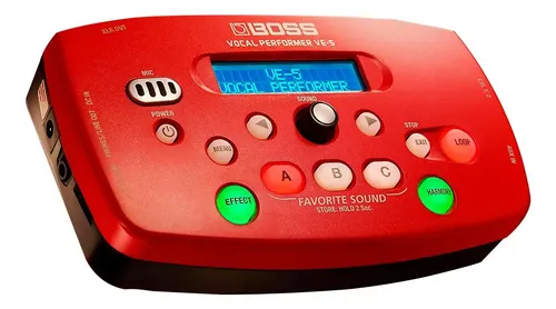 Pedal Processador Voz Boss Ve-5 Vocal Performer Pedal Roland