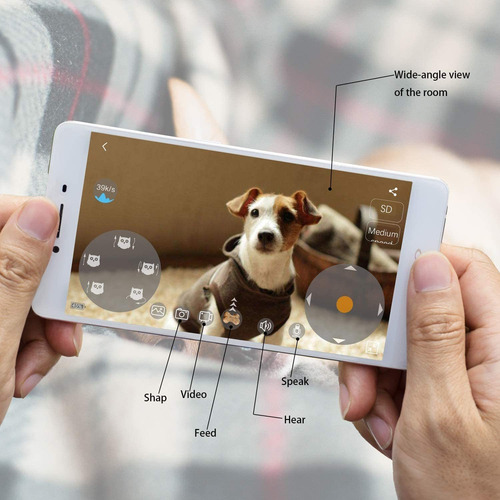 Imagen 3 de 6 de Skymee Del Robot Del Búho: Cámara Móvil Full Hd Con Mascotas