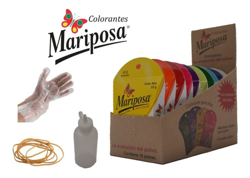 Kit De Teñido Mariposa Efecto Tie Dye