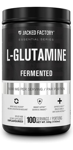 L-glutamina En Polvo 500 G, 100 Porciones - Suplemento De G