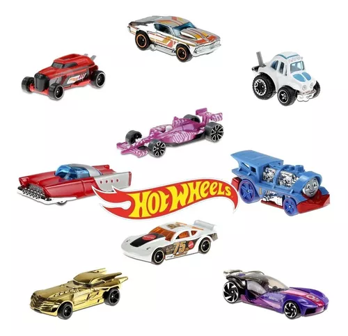 Hot Wheels kit com 5 Carrinhos. Sortido - Mattel –