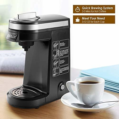 Cafetera Para Capsula De Una Taza Con Deposito De 12 Onzas,