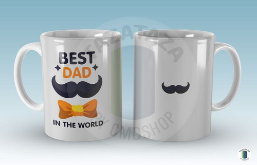 Imagen 4 de 10 de Taza Mug Día Del Padre. Father's Day. Happy Day. Regalo