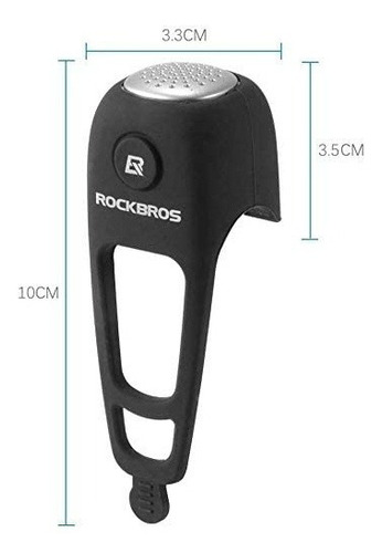 Rockbros  Bocina Timbre Bicicleta  80db Impermeable