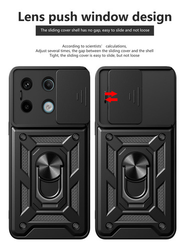 J Funda Para Redmi Note Poco Case Shock + Mica Cristal