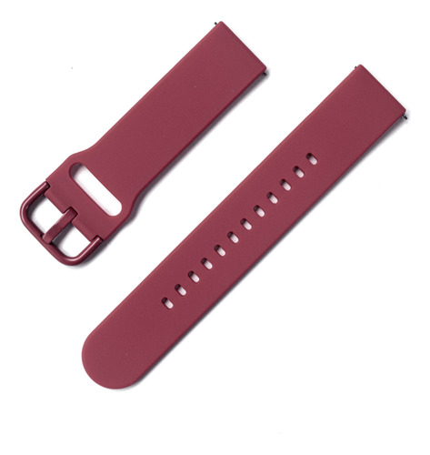 Correa Compatible Huawei Watch Gt2 Pro Vino Rojo Hebilla 22m