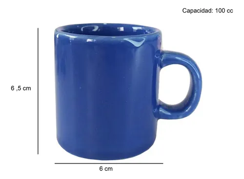 Set X7 Pz Cafetera Embolo 1000ml + 6 Jarros Cafe 100cc Bz3