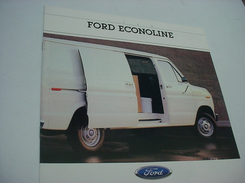 Folder Ford Furgao E100 Super Van Econoline 88 1988 V8