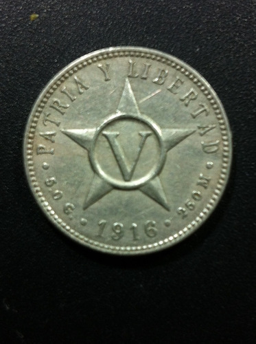 4 Monedas De Cuba 1915-1916 Diferente Valor Sin Circular.