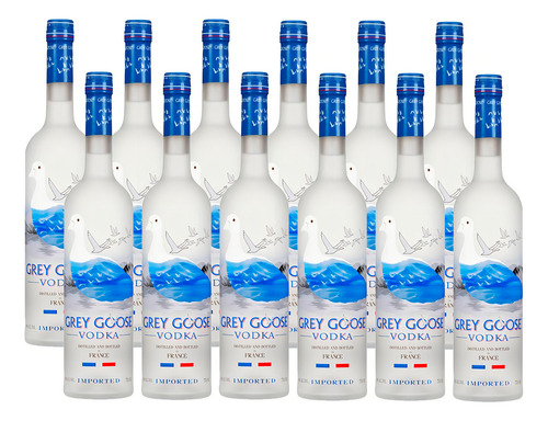 Pack De 12 Vodka Grey Goose 750 Ml