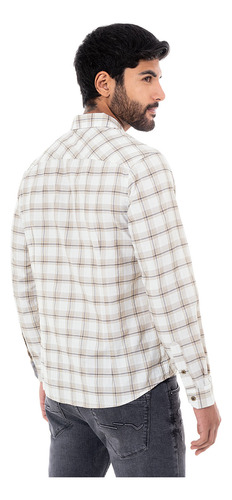 Camisa Camisa Cuadros Larsen C-ml Hombre