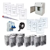 Comprar Kit Combo Kit Instalacion Electrica Domiciliaria Cajas Chapa