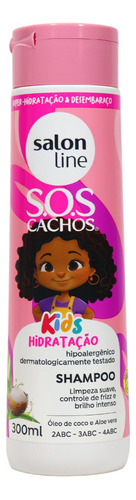 Shampoo S.o.s Cachos Kids Infantil Sem Sal Salon Line 300ml