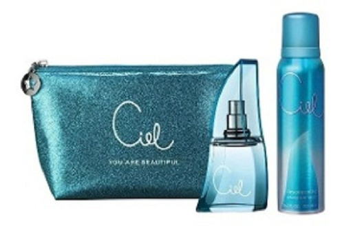 Ciel Lata Celeste Perfume 50ml + Desodorante 123ml 