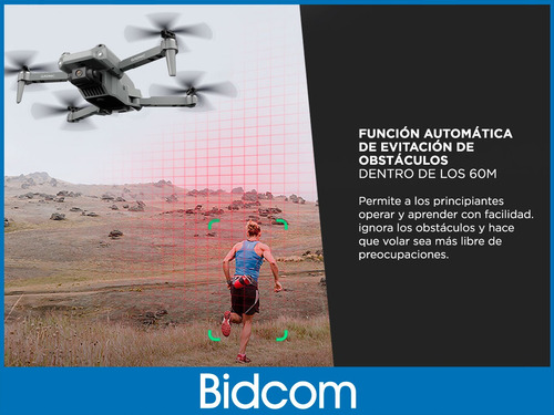 Imagen 5 de 10 de Drone Gadnic Con Vuelo Smart Con Control + 2 Baterías