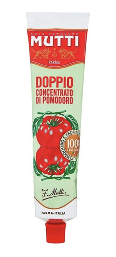 Extracto De Tomate Concentrado Mutti 130 Gr. Origen Italia