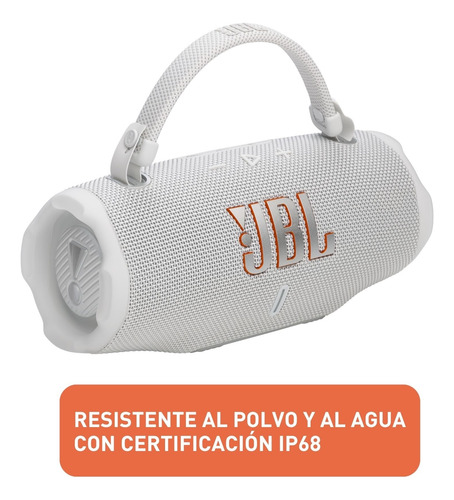 Bocina Portátil Jbl Charge 6 A Prueba De Agua Bluetooth Blanco