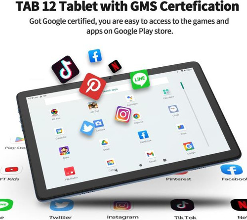 Pritom Tab12 10 Android 13 Tablet 5g Wifi, 12 Gb De Ram (6