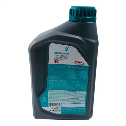 Kit 3 Óleo Lubrificante Motor Petronas Selenia K 15w40 Api