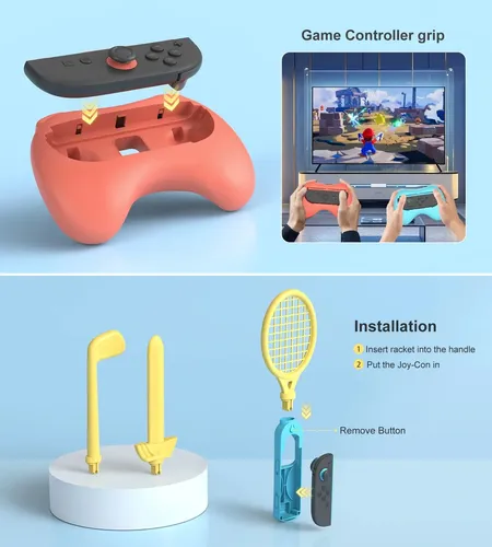 Kit Acessórios Esporte 14 Em 1 Para Nintendo Switch 2 Volant