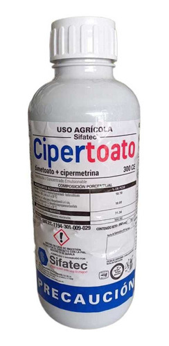 1 Litro Dimetoato + Cipermetrina Control Plagas Insecticida 