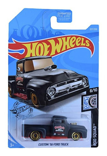 Hot Wheels Rod Squad - Camión Ford 56 personalizado 8/10 227/250
