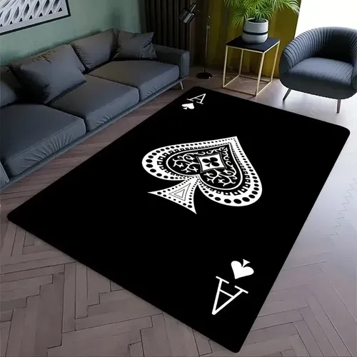 Tapis De Poker POKEO Deluxe – 180 X 90 Cm, Gris Et Noir, Surface Speed Cloth, Sac De Transport Inclus – Made In France