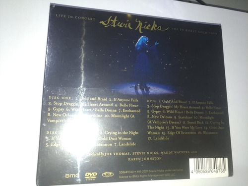 Stevie Nicks Stevie Nicks Live In Concert: 24 Karat Dvd 2cd