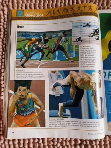 Revista Época C Bernardinho,bonner, Fátima, Maitê,daiane (Usado)
