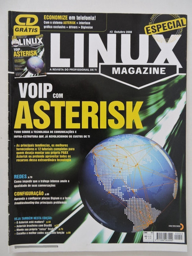 Linux Magazine Especial #03 Voip Com Asterisk - Sem O Cd (Usado)