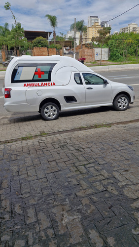 Chevrolet Montana 2019 ambulância 1.4 Ls Econoflex 2p