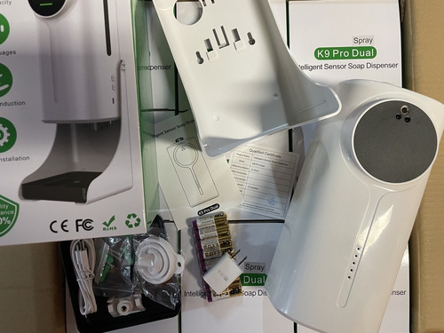 Imagen 10 de 10 de Dispensador Con Termometro K9 Pro Dual Kit Con Accesorios