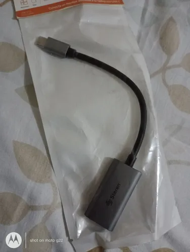 Adaptador de cable tipo C a HDMI C y USB Steren USB-471