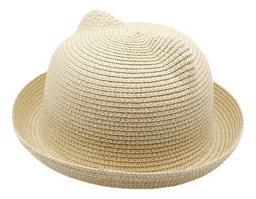 Sombrero De Playa Para Niños De Paja De Verano