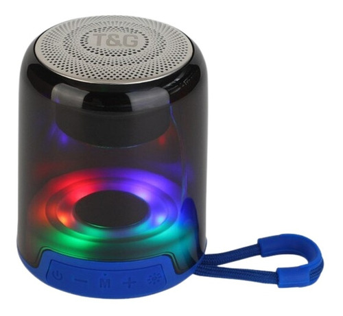 Parlante Portátil Bluetooth Tg-314 Fm Usb Tarjeta Tf Aux Led