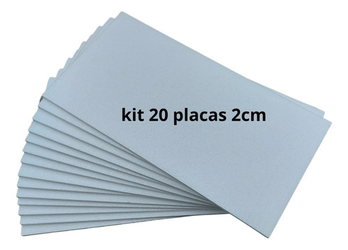 Kit 45 Placas De Isopor 1 Cm (10mm) Térmico/acústico Forro